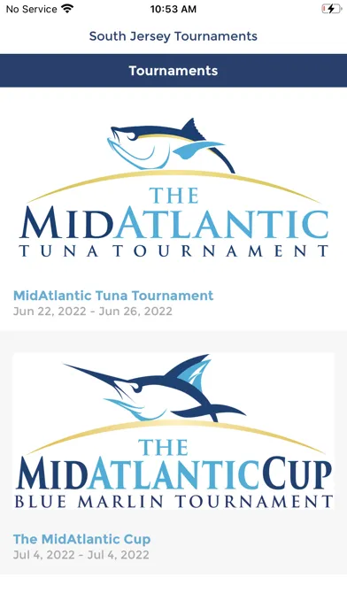 Capturas de pantalla de South Jersey Tournaments