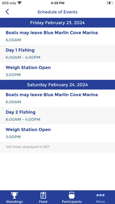 Captures d'écran de Blue Marlin Cove Wahoo Open