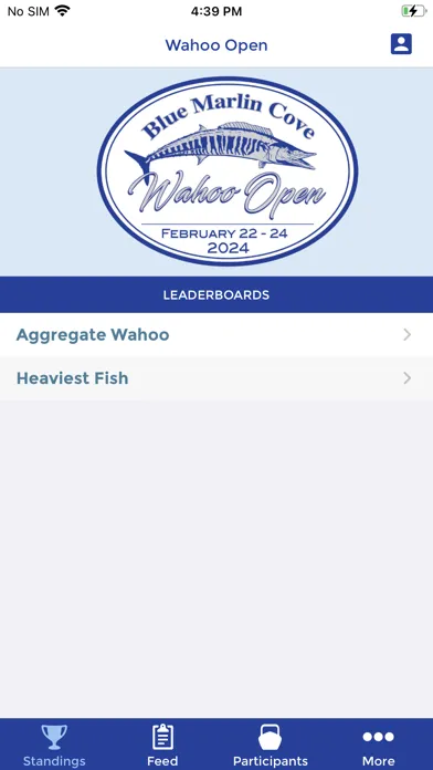 Captures d'écran de Blue Marlin Cove Wahoo Open