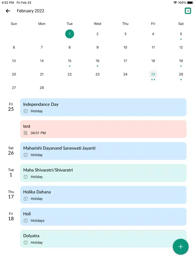 Captures d'écran de Calendar 2022: Planner & Tasks iPad 