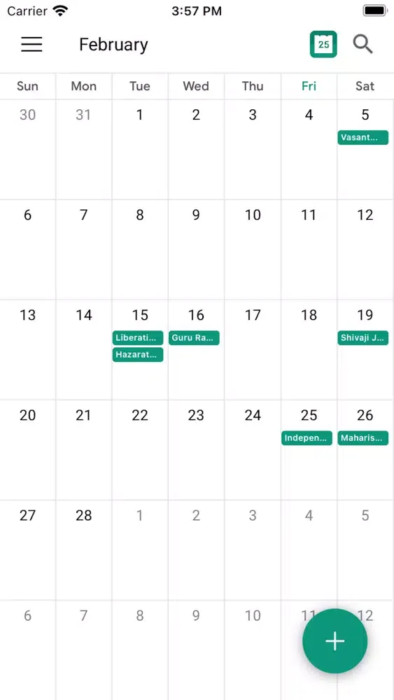 Captures d'écran de Calendar 2022: Planner & Tasks