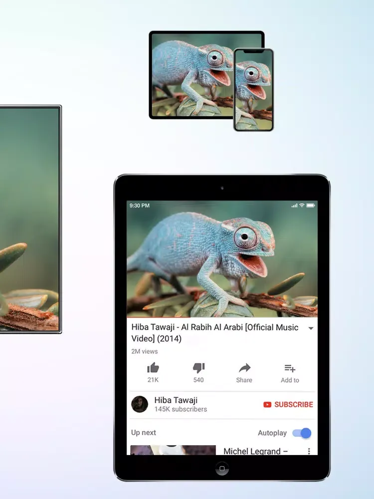 Smart View : TV+ iPad  Ekran Görüntüleri