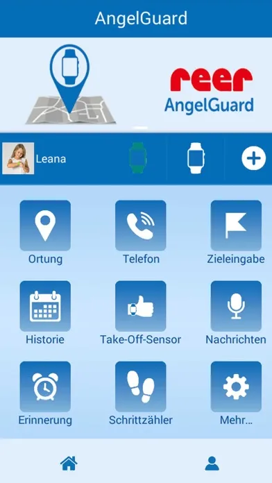 Ảnh chụp màn hình của reer AngelGuard GPS-Uhr