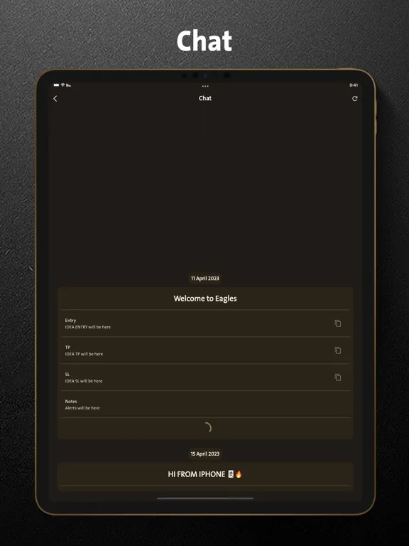 Eagles Organization iPad  스크린샷