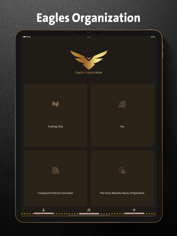 Eagles Organization iPad  Screenshots