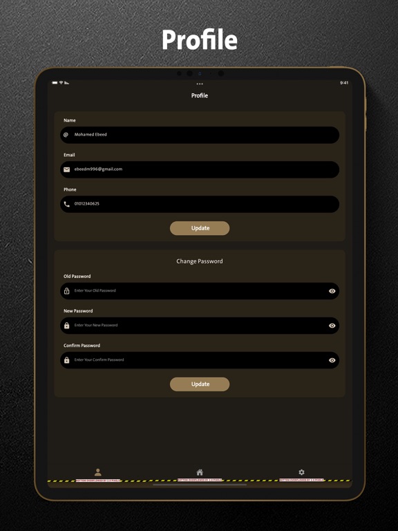 Eagles Organization iPad  Screenshots