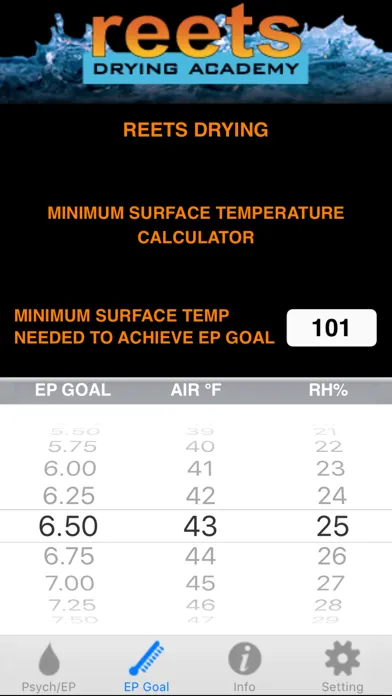 Скриншоты ReetsDryCalc - Reets Drying Psychrometric