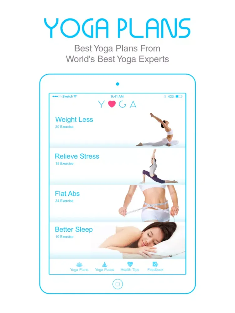 Tangkapan skrin Yoga For Weight Loss Beginners iPad 