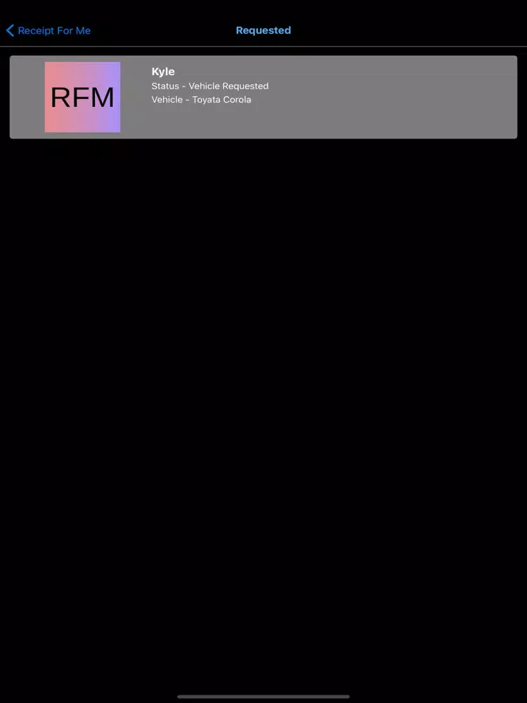 Receipt For Me iPad  Screenshots