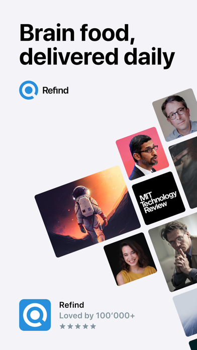 Refind – Brain food, daily應用截圖