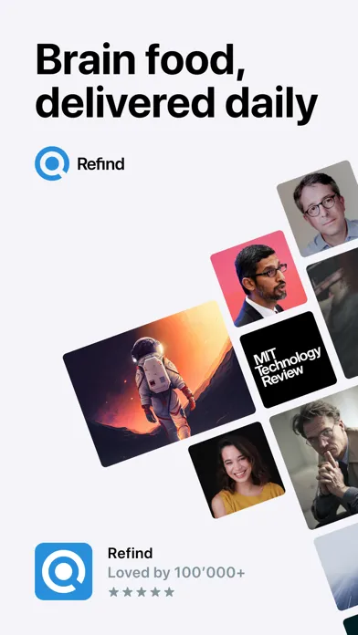 Refind – Brain food, daily應用截圖