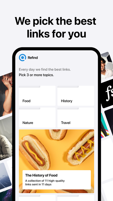 Refind – Brain food, daily應用截圖