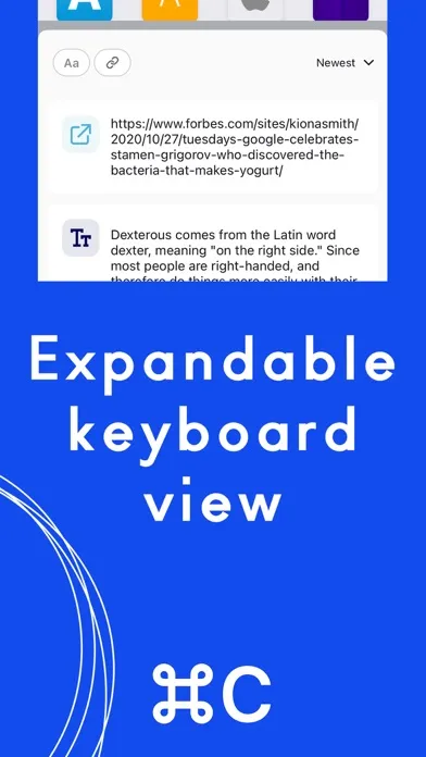 Copybin — Save your clipboard应用截图