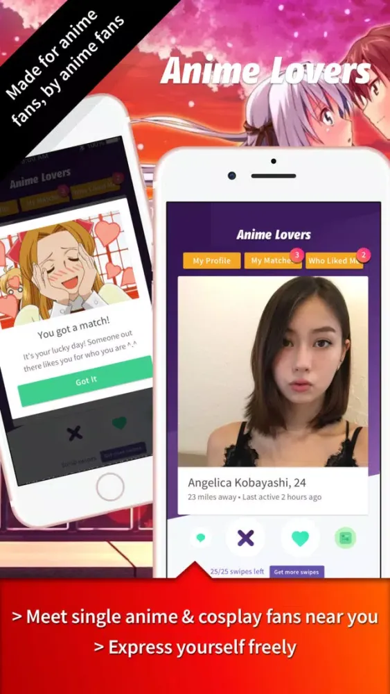 Anime Lovers - Dating App For Cosplay, Manga Fans Screenshots