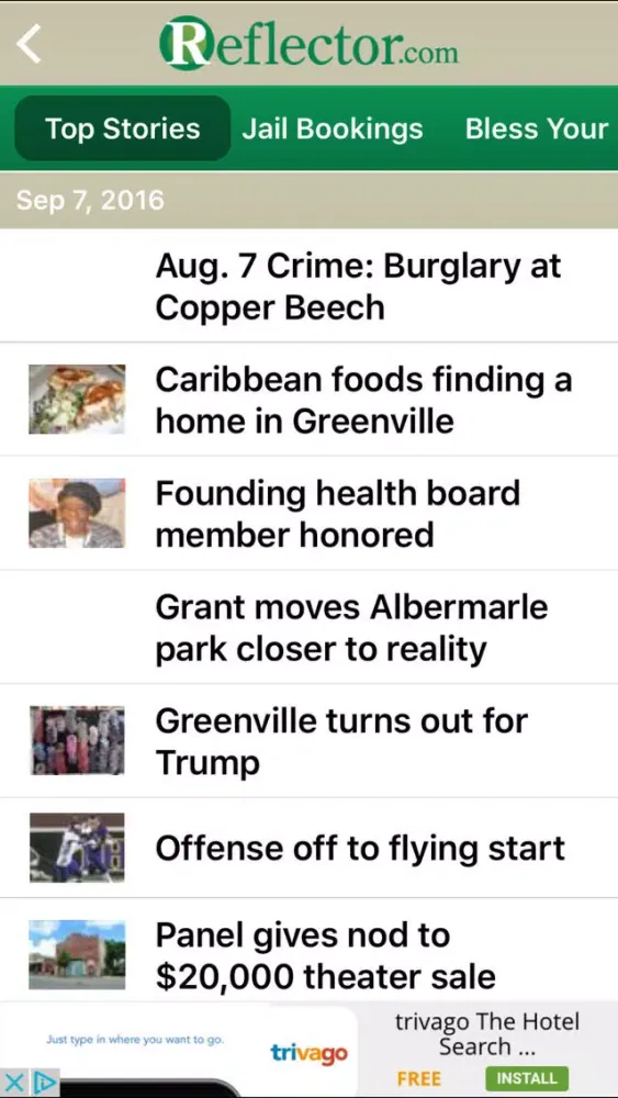 Capturas de pantalla de The Daily Reflector
