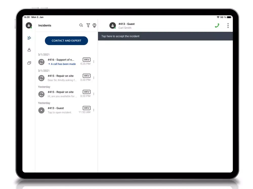 Hennig Service iPad  Screenshots