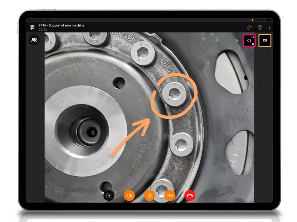 WALTEC Remote Service iPad  Screenshots