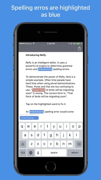 Tangkapan skrin Refly Editor