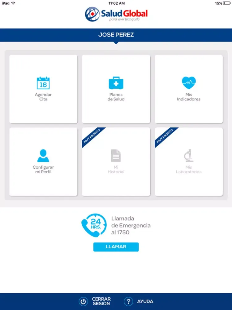 Скриншоты Salud Global iPad 