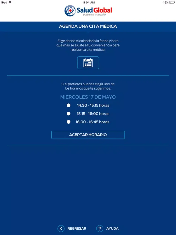 Скриншоты Salud Global iPad 