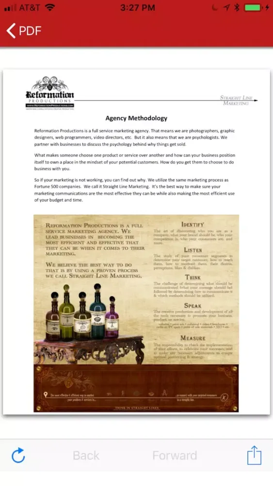 Captures d'écran de Straight Shot On Marketing