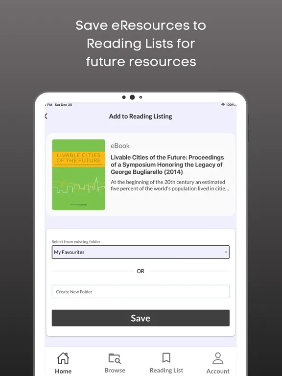 CEPT Digital Library iPad  Screenshots