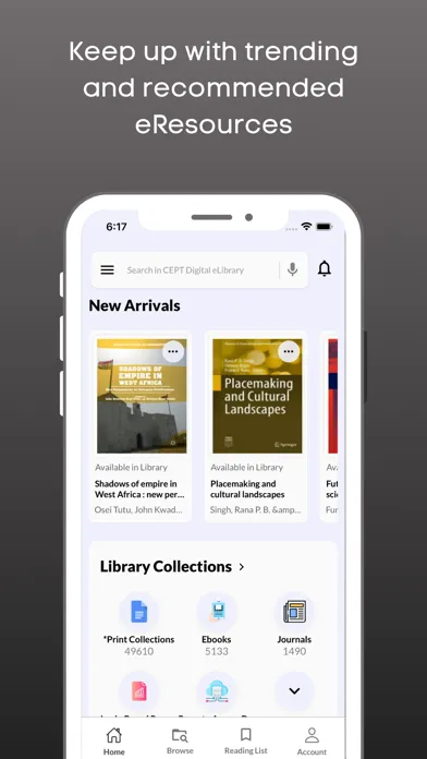CEPT Digital Library Screenshots