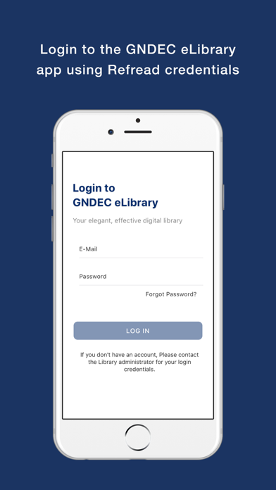 Screenshot di GNDEC eLibrary