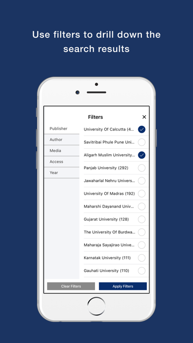 Screenshot di GNDEC eLibrary