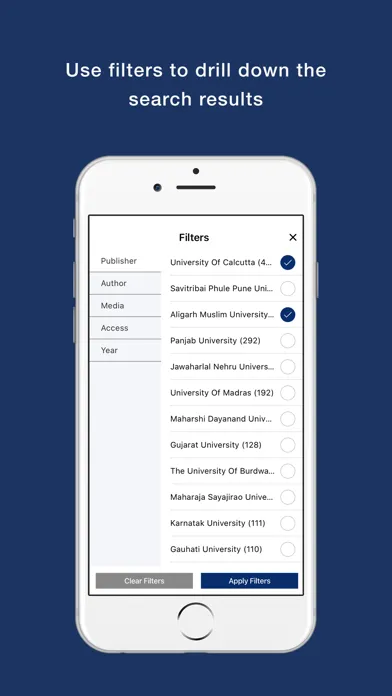 Ảnh chụp màn hình của GNDEC eLibrary