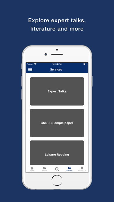 Screenshot di GNDEC eLibrary