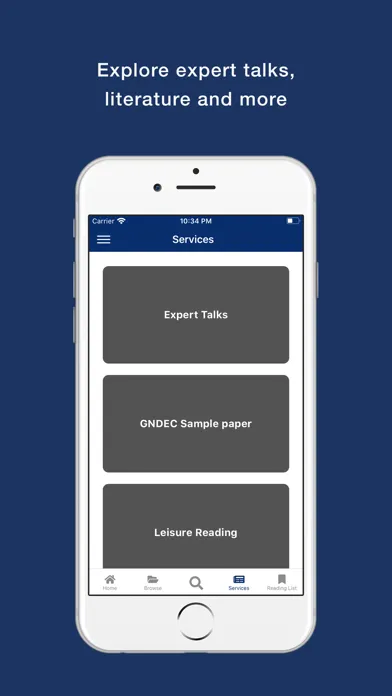Ảnh chụp màn hình của GNDEC eLibrary