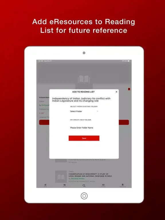 RMLNLU eLibrary iPad  স্ক্রিনশট