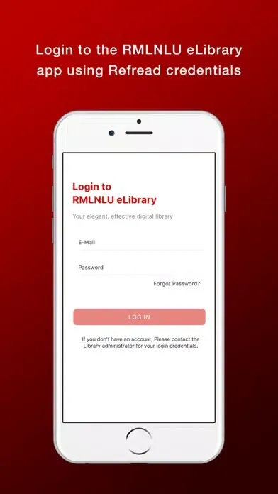 RMLNLU eLibrary স্ক্রিনশট