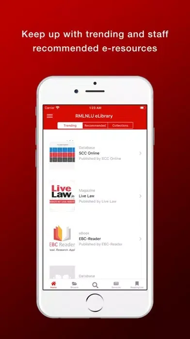 RMLNLU eLibrary স্ক্রিনশট