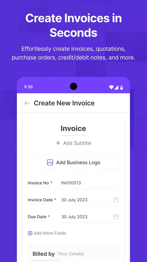 Invoice Maker, Billing:Refrens Screenshots