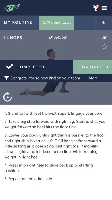 Tangkapan skrin DC37 Rewards App