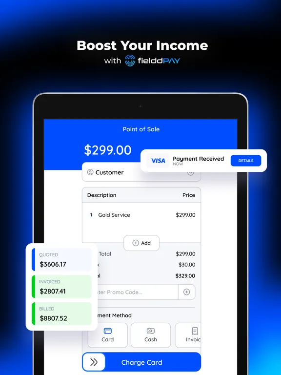 Zrzuty ekranu fieldd iPad 