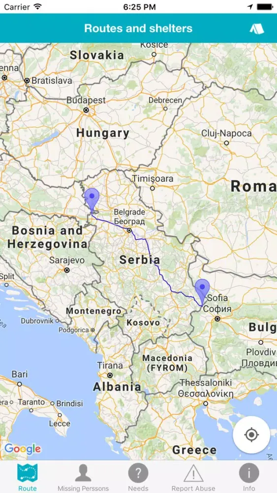 Refugees in Serbia سکرین شاٹس