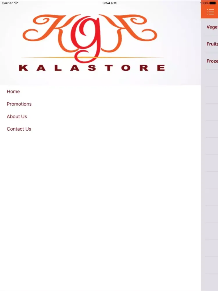 KGK Kalastore - Online Shopping App iPad 应用截图
