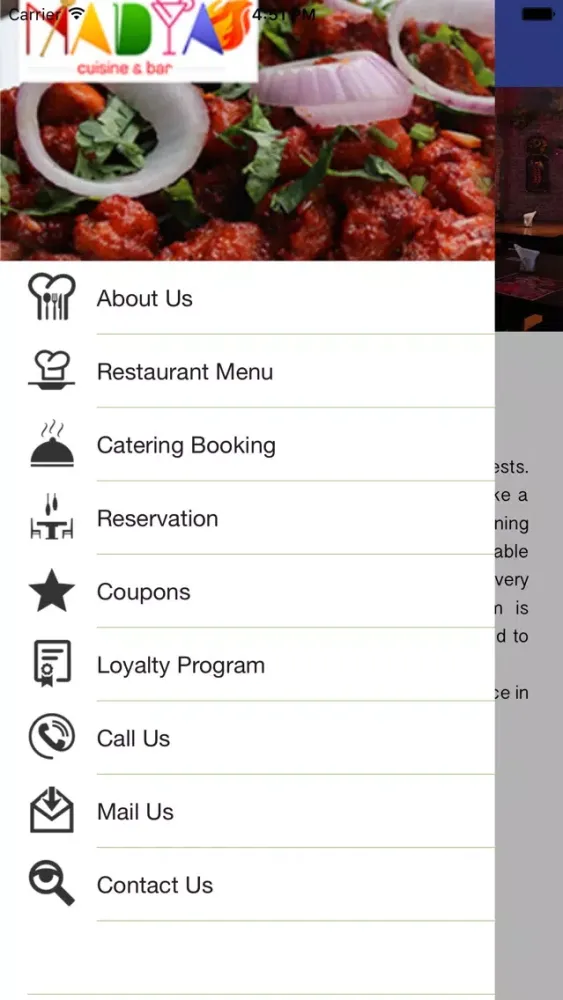 Maayaa Restaurant and Catering Screenshots