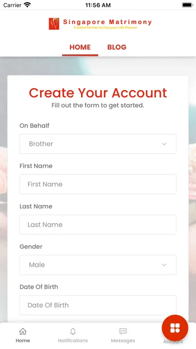 Singapore Matrimony应用截图