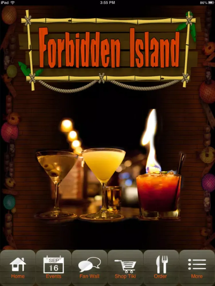 Tangkapan skrin Forbidden Island. iPad 
