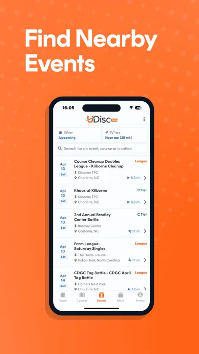 Captures d'écran de UDisc Disc Golf