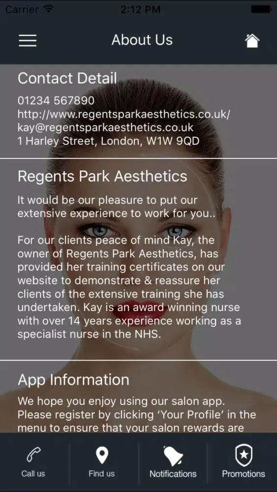 Screenshot di Regents Park Aesthetics