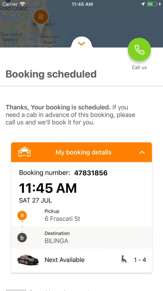 Gold Coast Cabs Ekran Görüntüleri