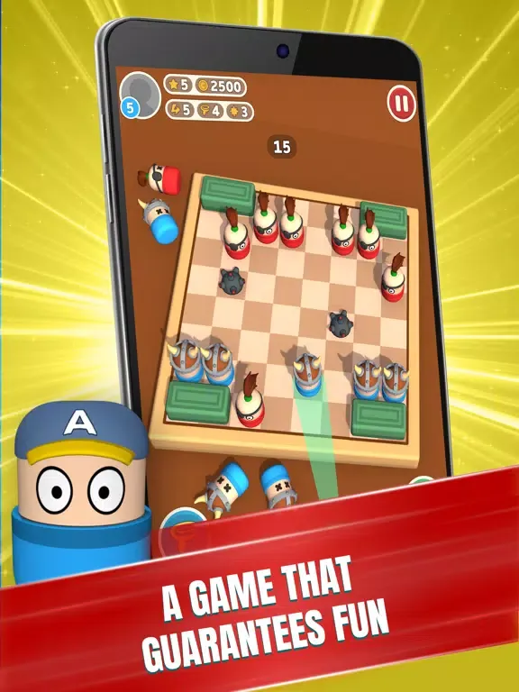 Zrzuty ekranu Chapayev 2: Best 3D Board game iPad 