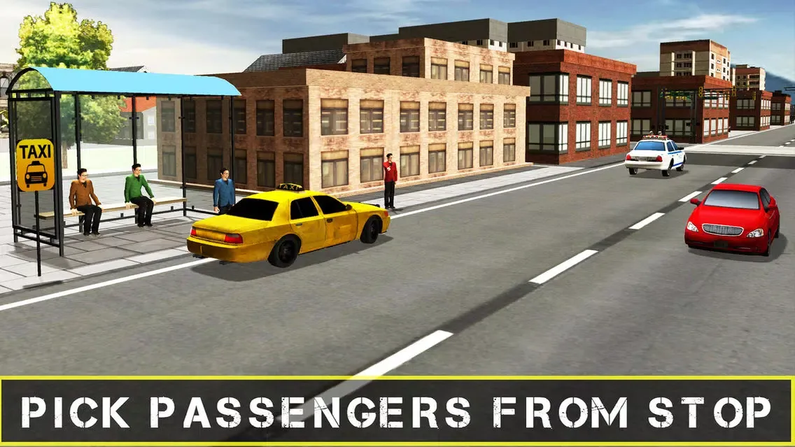 Taxi driver sim: Cab parking simulation سکرین شاٹس