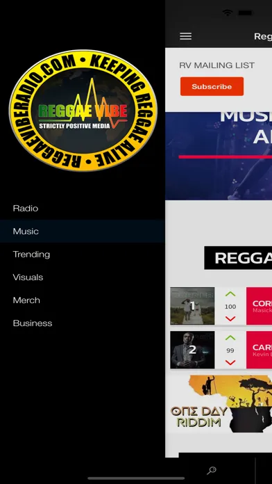 Скриншоты Reggae Vibe Radio