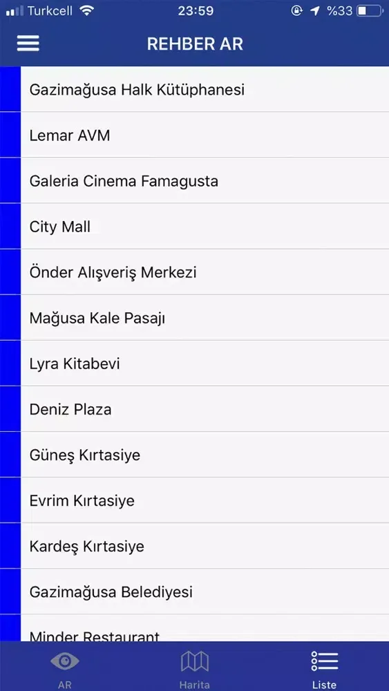 Adakent AR Ekran Görüntüleri
